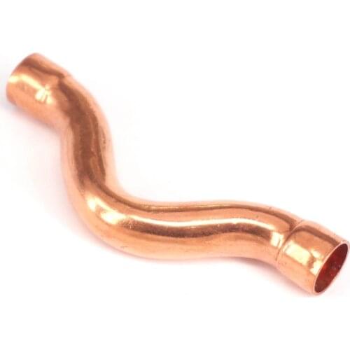 16x1.0x123mm Copper End Feed Elbow Welding Pipe Fitting Air Condition Refrigeration