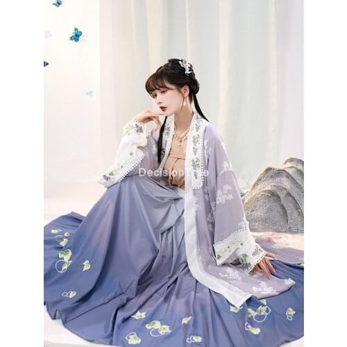 2021 hanfu national costume ancient chinese cosplay costume ancient chinese hanfu women hanfu clothes lady chinese stage dress
