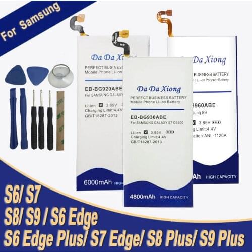 Battery for Samsung Galaxy S6 G9200 S6 edge G9250 S6 edge Plus G9280 S7 G9300 S7 edge G9350 S8 G9508 S9 G9600 S9 Plus G9650