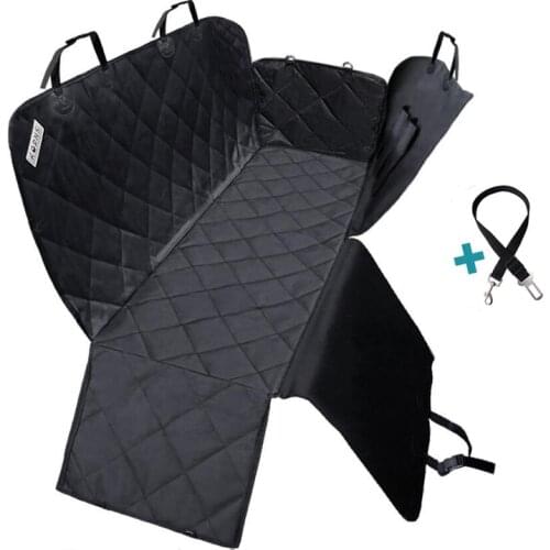 Dog Car Pet Seat Cushion Mesh Waterproof Pet Carrier Car Rear Back Seat Mat Hammock Rear Car Seat Cover Mat Universal version