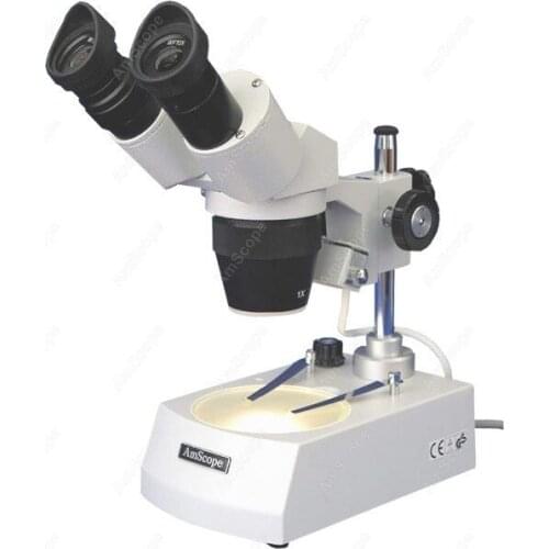Binocular Stereo Microscope--AmScope Supplies Super Binocular Stereo Microscope 10X-15X-30X-45X