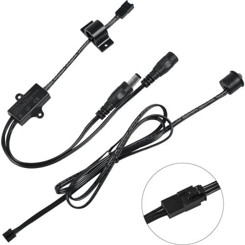 DC12V-DC24V 6A PIR Motion Sensor Switch Black Color