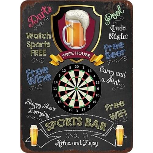 DiY 5D Game Dart Chalkboard sports wine beer bar Full Diamond Painting kits art Scenic 3D paint by diamonds