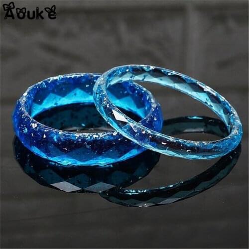 Bracelet Shape Epoxy Mold Jewelry Transparent Silicone Mould DIY Phone Case Decoration Accessories Tools Embossed Cake Molds