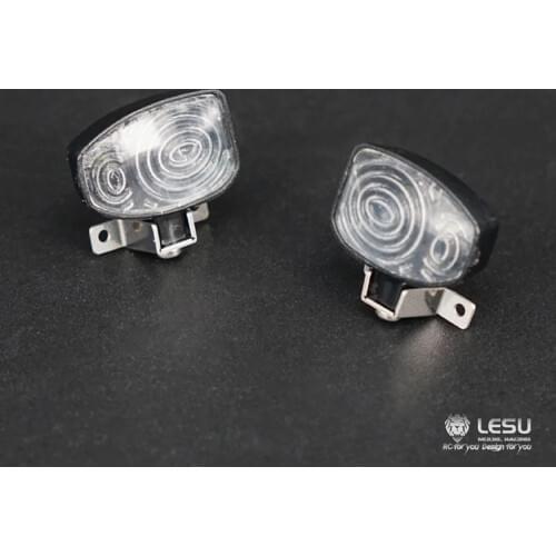LESU Headlamp LED Spotlight for 1/14 TAMIYA Tractor Truck Dumper Model Scania Benz MAN HINO700 DIY Car