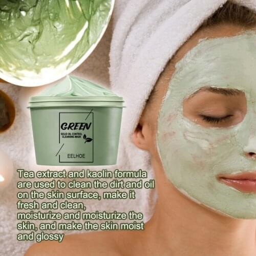 Mud Mask Cleansing Green Stick Green Tea Stick Mask Purifying Clay Stick Mask Oil Control Anti-acne Eggplant Skin Care Whitening