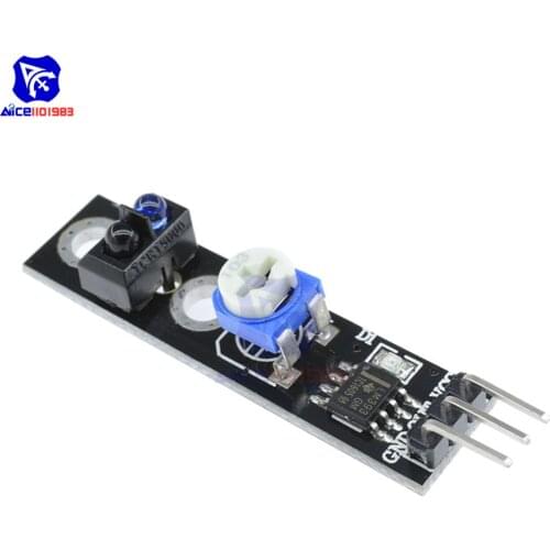 TCRT5000 Infrared Reflection Sensor Line Track Module Digital Switching Output LM393 Comparator 3.3V-5V With Potentiometer