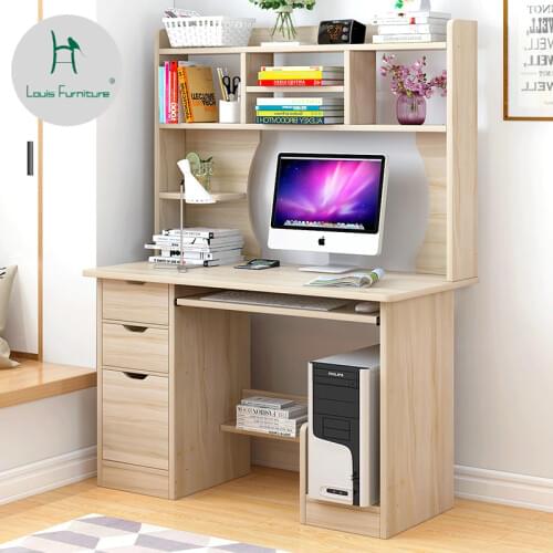 Computer desks bookshelf home office simple modern multifunctional writing