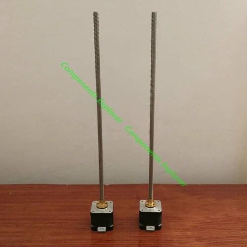 Nema17 600mm T8*8 Leadscrew Linear motors for Hypercube Evolution,2pcs/lot