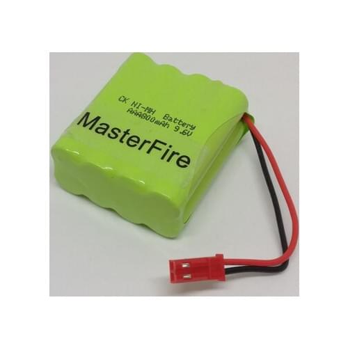 MasterFire 5PACK/LOT Brand New 9.6v AAA 800mAh NI-MH Battery Rechargeable NiMH Batteries Pack with plug