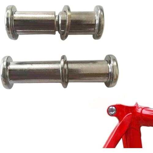 1Set Bicycle Metal Seatpost Universal 8mm Diameter Clamping Binder Screw Bolt Adjustment Length 15-25mm Vintage Style Scenario