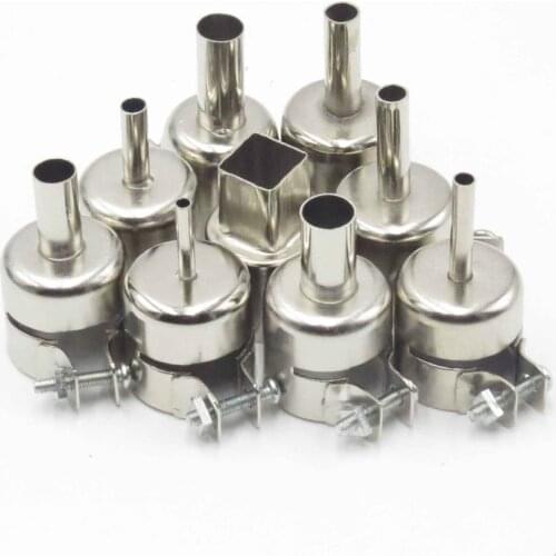 9pcs/set Gun Nozzle Diameter 850Series BGA Air Nozzle for Saike ATTEN Hot Air Gun Nozzle