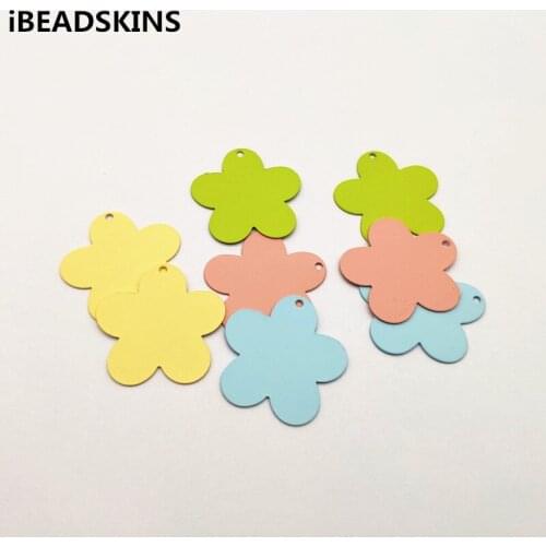 New arrival! 31x30mm 100pcs Rubber effect flower shape charm for stud earrings,earrings accessories,Earring parts DIY jewelry