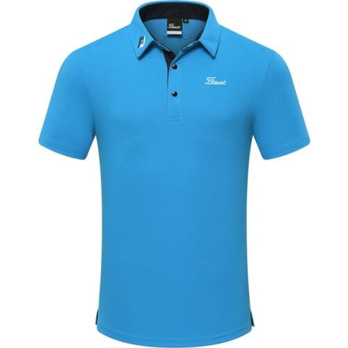 Golf Wear Mens Golf T-shirt Sports Golf Apparel Short Sleeve Shirt Mens Dry Fit Polo Shirt Golf Shirts