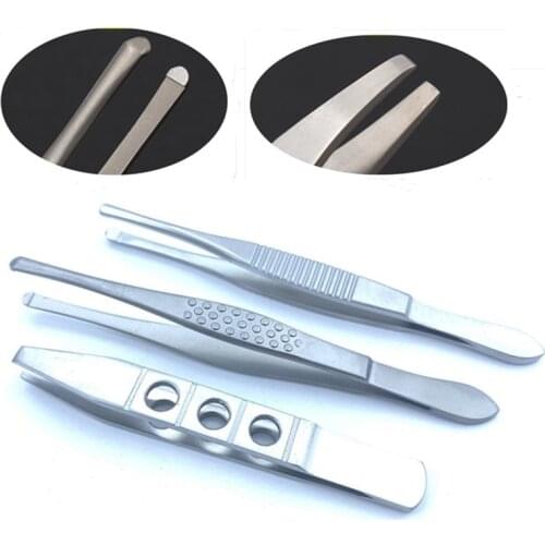 Stainless steel Ophthalmic tweezers cilia forceps ophthalmic eye surgical instrument