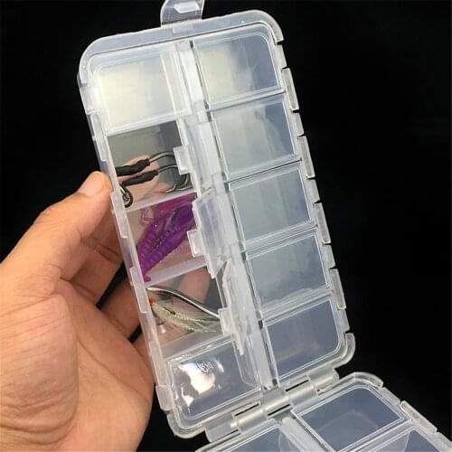 Bait Organizer Box Fishing Lures Case Tackle Storage Fisher Gear Bulk New Portable Design, Convenient To Carry With Individu #YJ