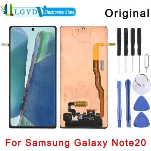 Original LCD Screen and Digitizer Full Assembly for Samsung Galaxy Note20