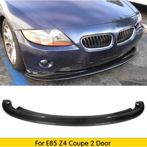 Carbon Fiber Racing Front Bumper Lip for BMW Z4 E85 Convertible Coupe 2-Door 2002-2008