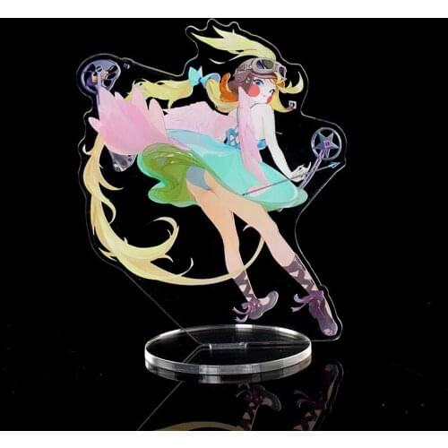 Custom 5cm cartoon anime acrylic stand keychain logo print 3D character standee keychains display party gifts Table Standees