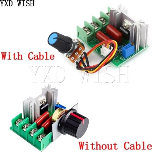 10PCS AC 220V 2000W SCR Voltage Regulator Dimming Dimmers Motor Speed Controller Thermostat Electronic Voltage Regulator Module