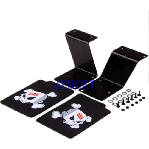 Rubber Quarters Aluminum Bracket Rear Fender Mud Flaps For RC Car Part Traxxas 1/7 Unlimited Desert Racer UDR 85076-4 85086-4