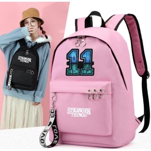 Stranger Things Ullzang Backpack Bag Monsta X Wanna One Stray Kids Schoolbag Txt Backpacks Gifts Sac A Dos Femme