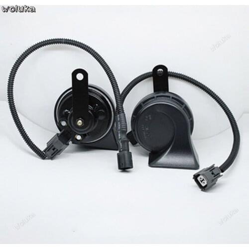 Snail horn car waterproof whistle super loud high and low double tone a pair 12V CD50 Q04
