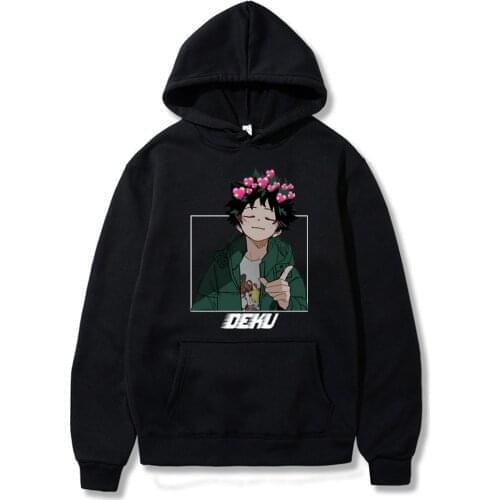 My Hero Academia Japanese Anime Graphic Hoodies Men Kawaii Harajuku Sweatshirt