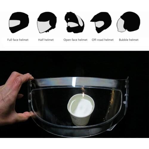 Universal Motorcycle Helmet Anti-fog Film and Rain Film Durable Nano Coating Sticker Film Helmet Accessories