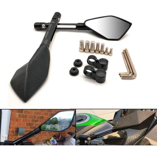 Universal Motorcycle Mirrors Aluminum View Rearview Side Mirror For Yamaha YZF R15 XT660 TMAX 500 530 XP500 530 YZ 80 85 125