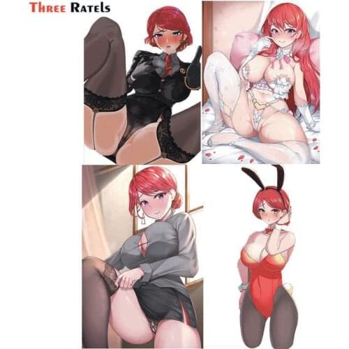 Three Ratels F667 Anime Game C77 Hongryeon Last Origin Sticker For Laptop Motorcycle Luggage Cartoon Girl Auto Decal With Vinyl