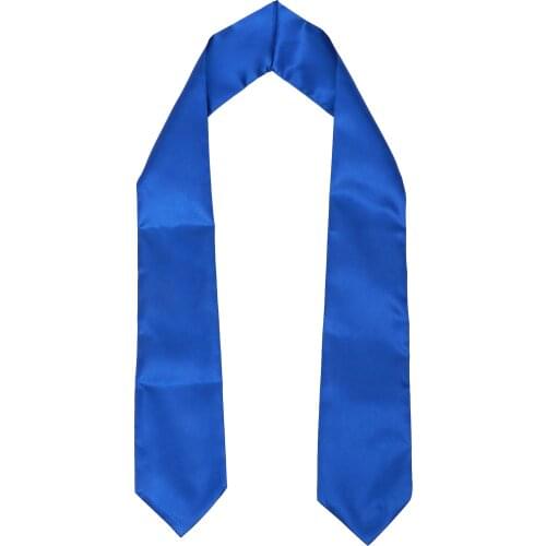 1Pcs Unisex Plain Graduation Stole Sash Bachelor Dress Sash Graduation Supply