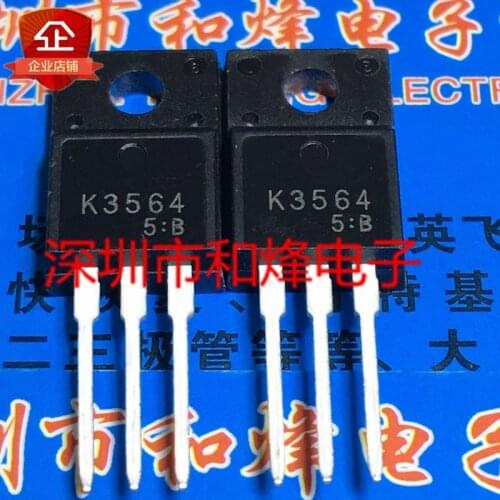 10PCS K3564 2SK3564 TO-220F 900V 3A 100% New&original