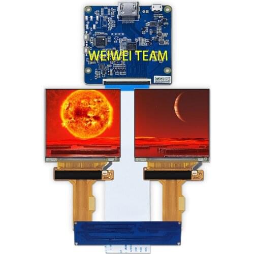 2.9 inch 1440*1440 2K LS029B3SX02 Dual TFT IPS LCD VR Virtual Reality AR MR HMD Display MIPI Driver Board TC358870XBG