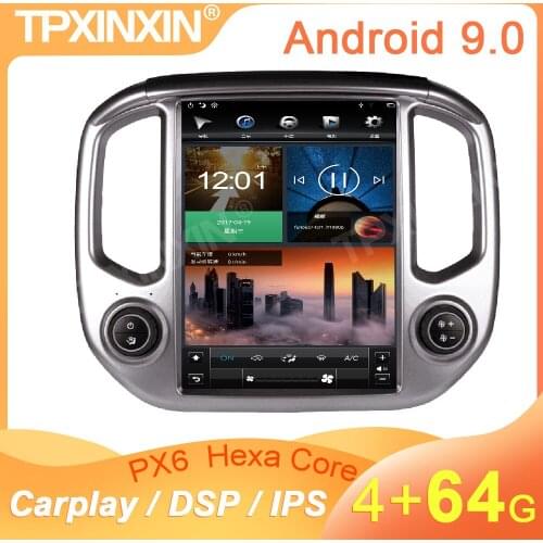 For GMC Canyon Chevrolet Colorado Android 9.0 4+64G Tesla Style Car Radio GPS Navigation Multimedia Player Auto Stereo Head Unit