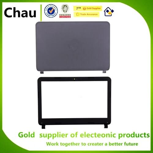 Chau New For HP 14-G 14-R 240 G3 245 246 G3 LCD Back Cover P/N 766897-001 Black/LCD Front Bezel Cover