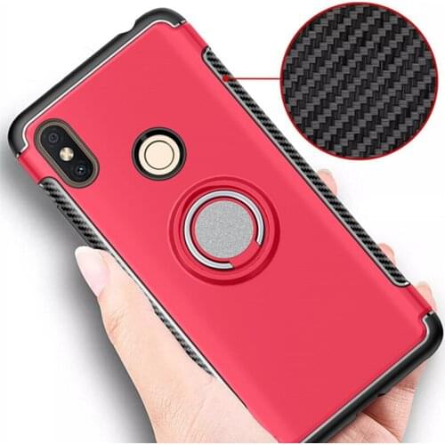 For xiaomi Redmi S2 Case RedmiS2 Y2 Hybrid Rugged Armor Metal Finger Ring Holder Cover for Xiaomi redmi s2 s 2 K20 K30 PRO