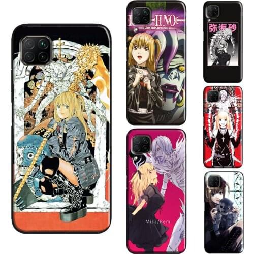 Anime Rem and Misa Death Note Case For Huawei P Smart 2019 2021 Nova 5T P20 P40 P30 Pro Mate 20 Lite Honor 10i 8X 9X 8A