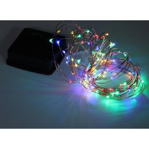 Functional Christmas Spring Festival Decorative Copper Lights Waterproof Garden Garden Lights Solar Copper Light Strings