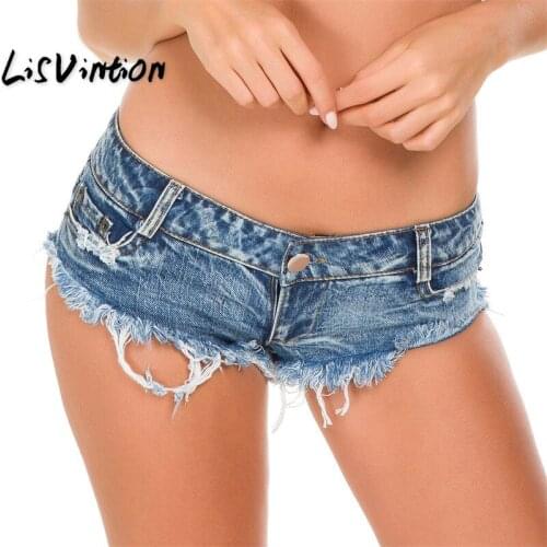 Женские джинсовые шорты LisVintion China At AliExpress