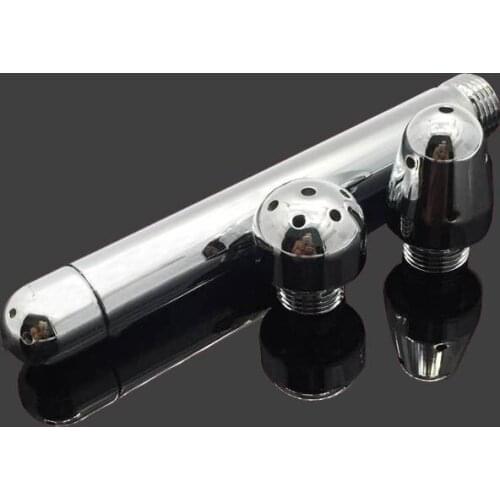Metal Shower Enema Water Nozzle 3 style Plug Head Enema Anal Cleaning Clyster Kit/Faucet, Shower Handle, Anal Sex Toy, Anal Plug