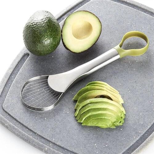 Multifunctional 2 In 1 Avocado Cutter Slicer Peeler Scoop Slices Kitchen Tool Fruit Vegetable Shredder Kitchen Tools Gadgets New