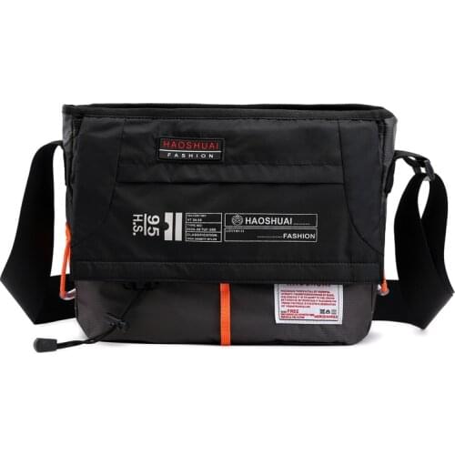 Weysfor Vogue Nylon Shoulder Bag Fashion Casual Multi-Capacity Men Sling Cross Body Military Messenger Bag Male Briefcase