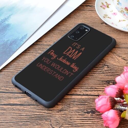 For Samsung Galaxy Dam Percy Jackson Thing Print Soft Matt Phone Case