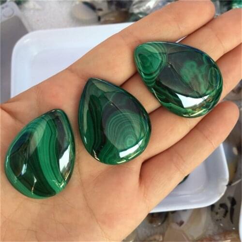 Natural Green Malachite Pendant For Woman Necklace Pendant Jewelry reiki crystals healing stones