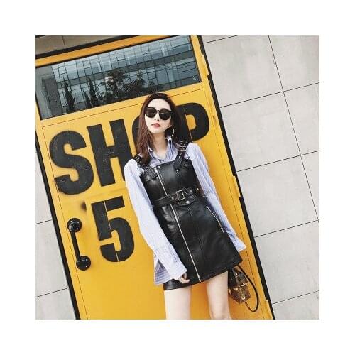 Top brand Fashion 2020 New Real Genuine Sheep Leather Skirt G21 high quality