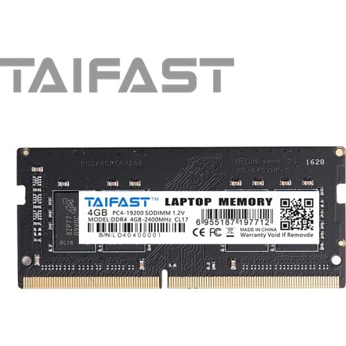 Taifast DDR4 4g 8g 16g Memory Ram 2400MHz notebook computer SODIMM Laptop Memory ram Support motherboard ddr4 RAM