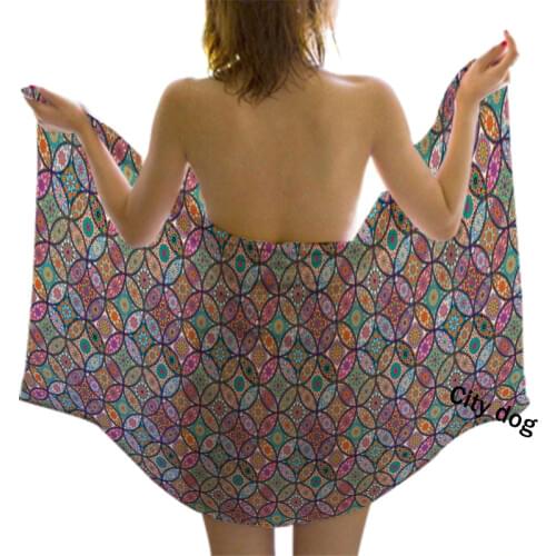 Customized Beach towel not fade Microfiber toalla de playa Travel outdoors Sports Swimming Camping Bath Yoga Mat Blanket custom