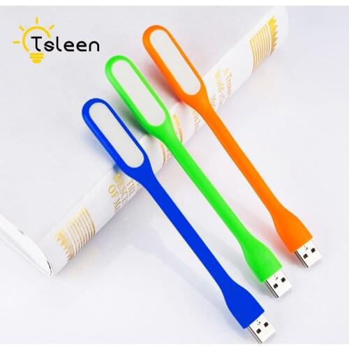 Portable Bank Notebook Night Super Bright Book 5V Mini USB LED Light DC Flexible Charger Reading Desk Power Flashlight/HUB/Car