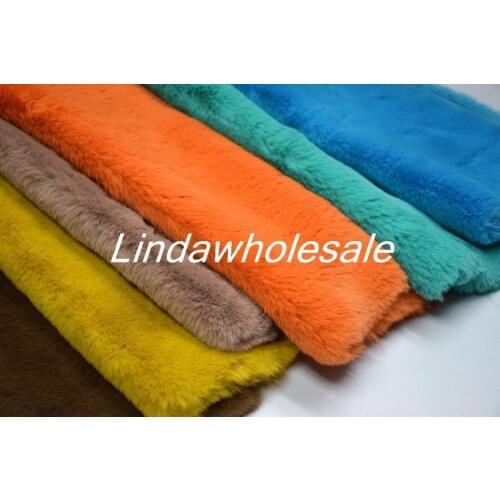 Thick high-grade imitation rabbit plush cloth home decoration accessories pad toy fabric,faux fur fabric,160cm*45cm/pcs